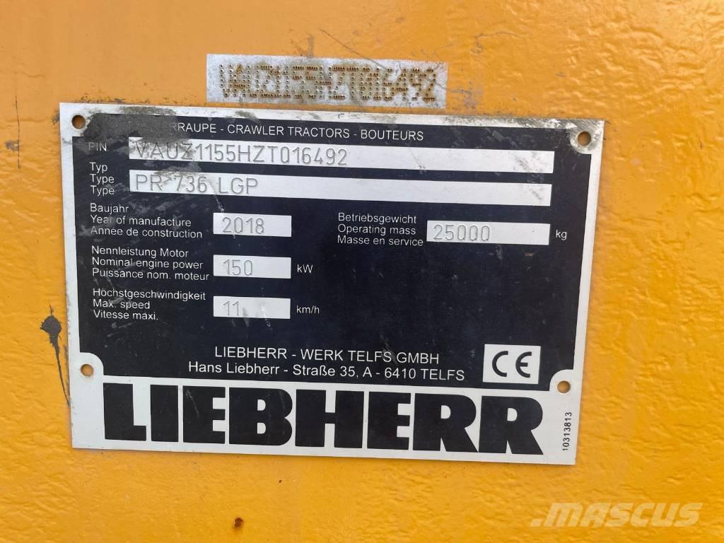 Liebherr PR 736 LGP lánctalpas dózerek