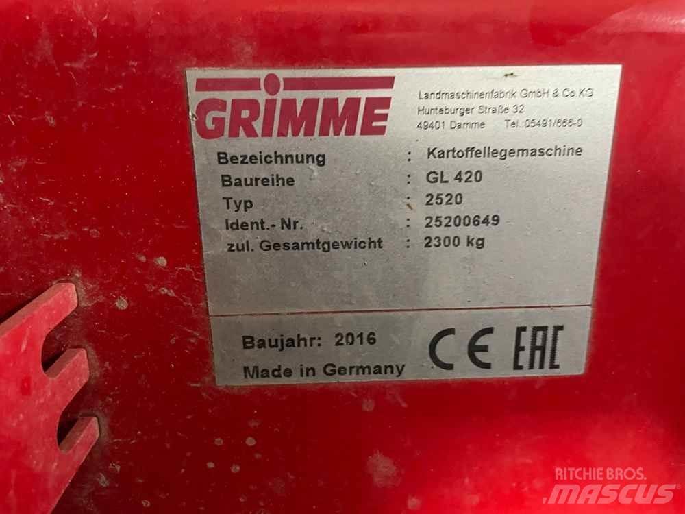 Grimme GL 420 Burgonya ültetők