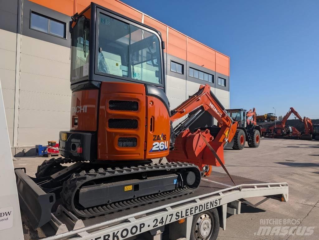 Hitachi ZX 26 U-6 Mini kotrók < 7t