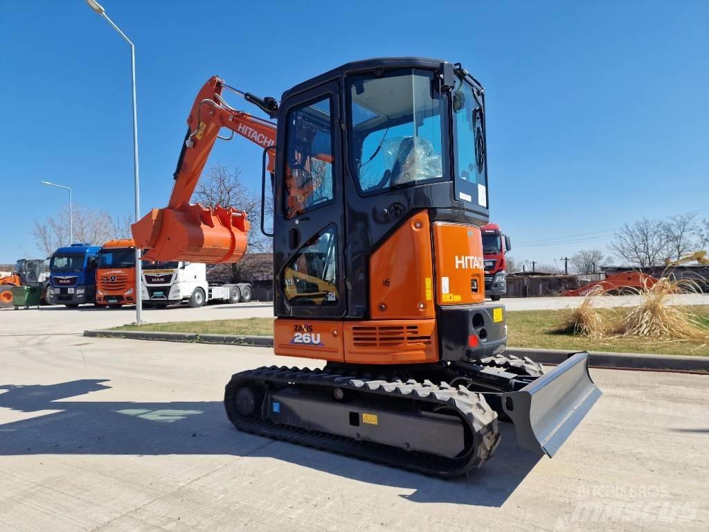 Hitachi ZX 26 U-6 Mini kotrók < 7t