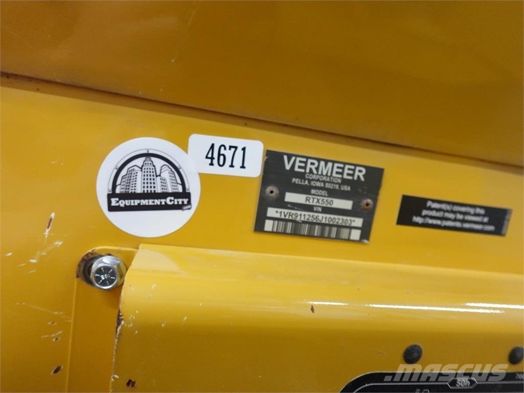Vermeer RTX550 Árokásók