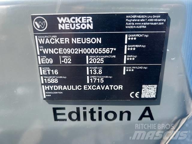 Wacker Neuson ET 16 Lánctalpas kotrók