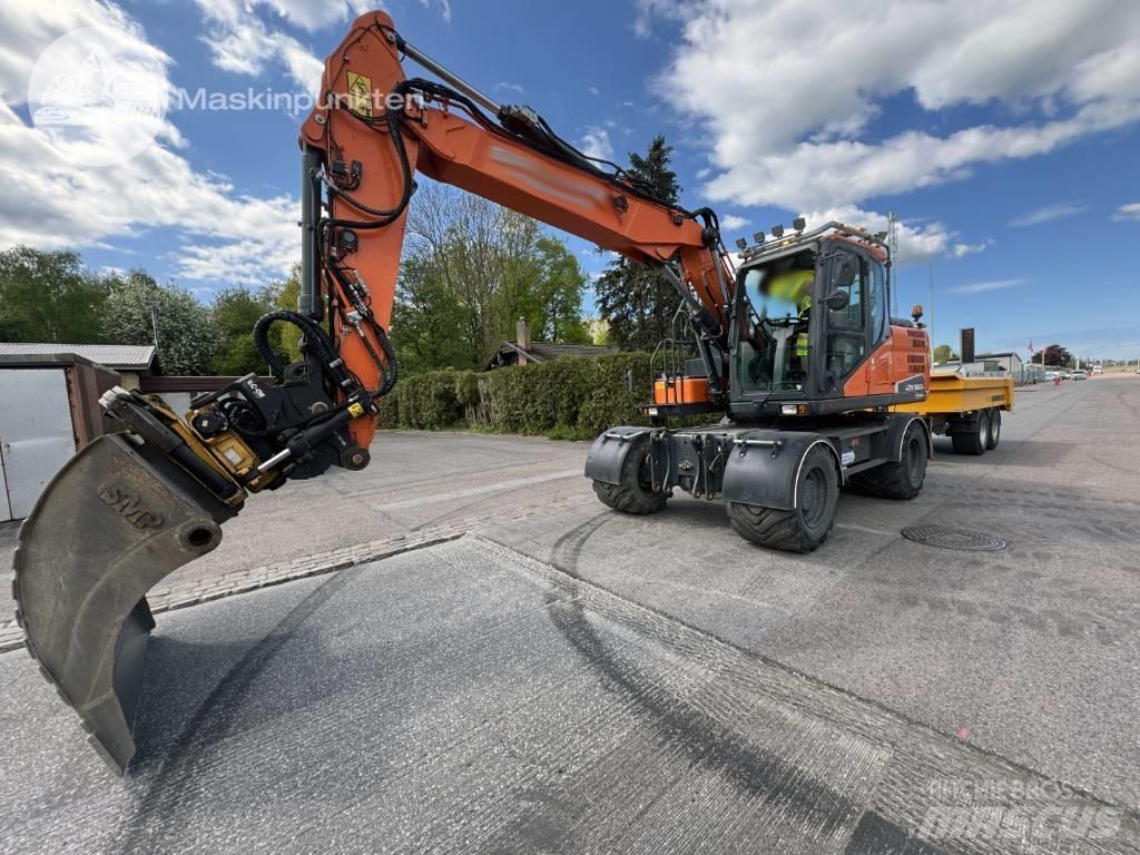Doosan DX 160 W Gumikerekes kotrók
