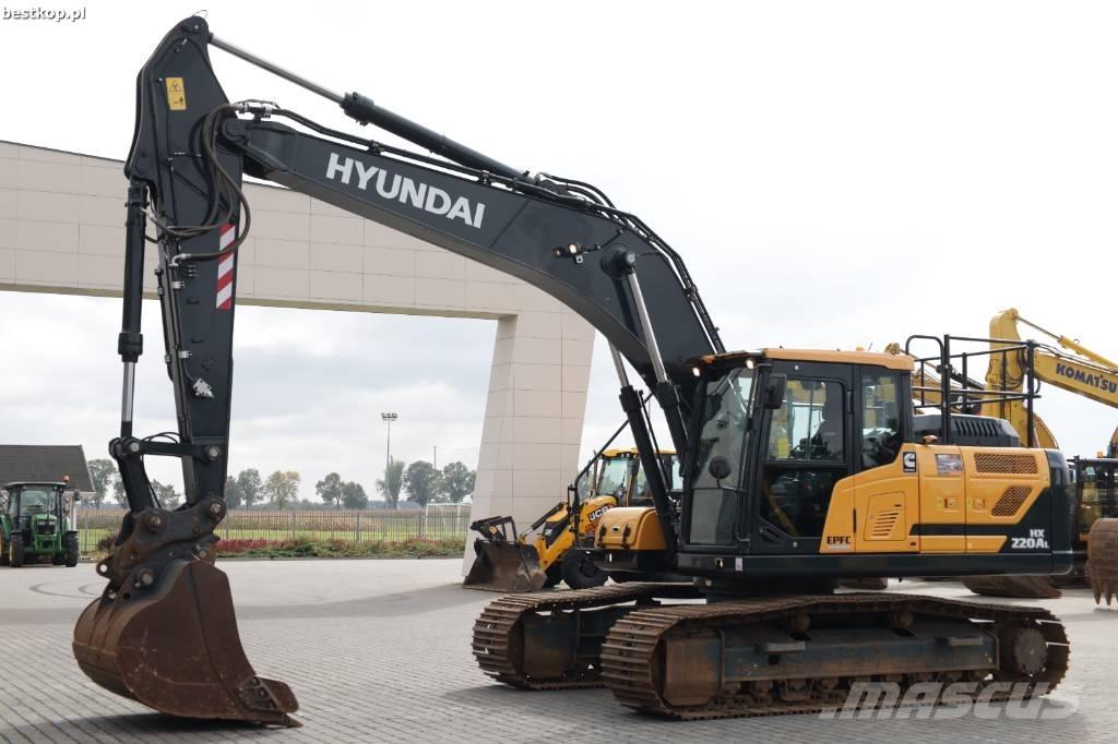 Hyundai HX 220 AL Lánctalpas kotrók