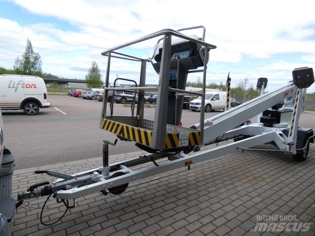 Dino 180 T  Skylift Pótkocsira szerelt emelők és állványok
