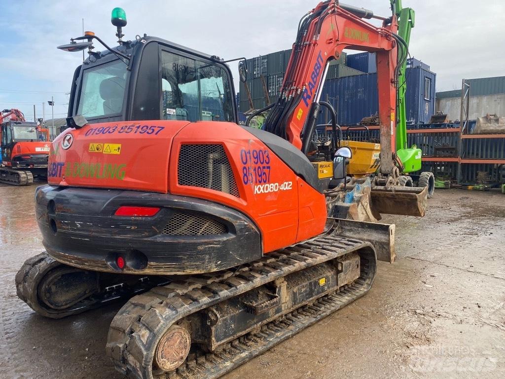 Kubota KX 080-4 Közepes (midi) kotrók 7 t - 12 t