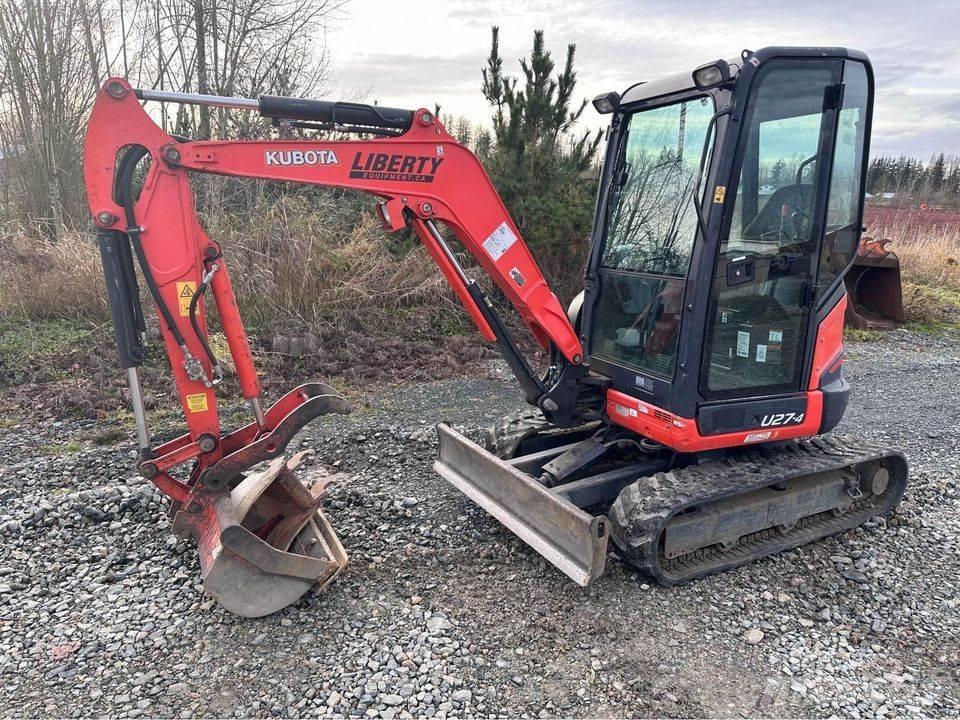Kubota U 27 Mini kotrók < 7t