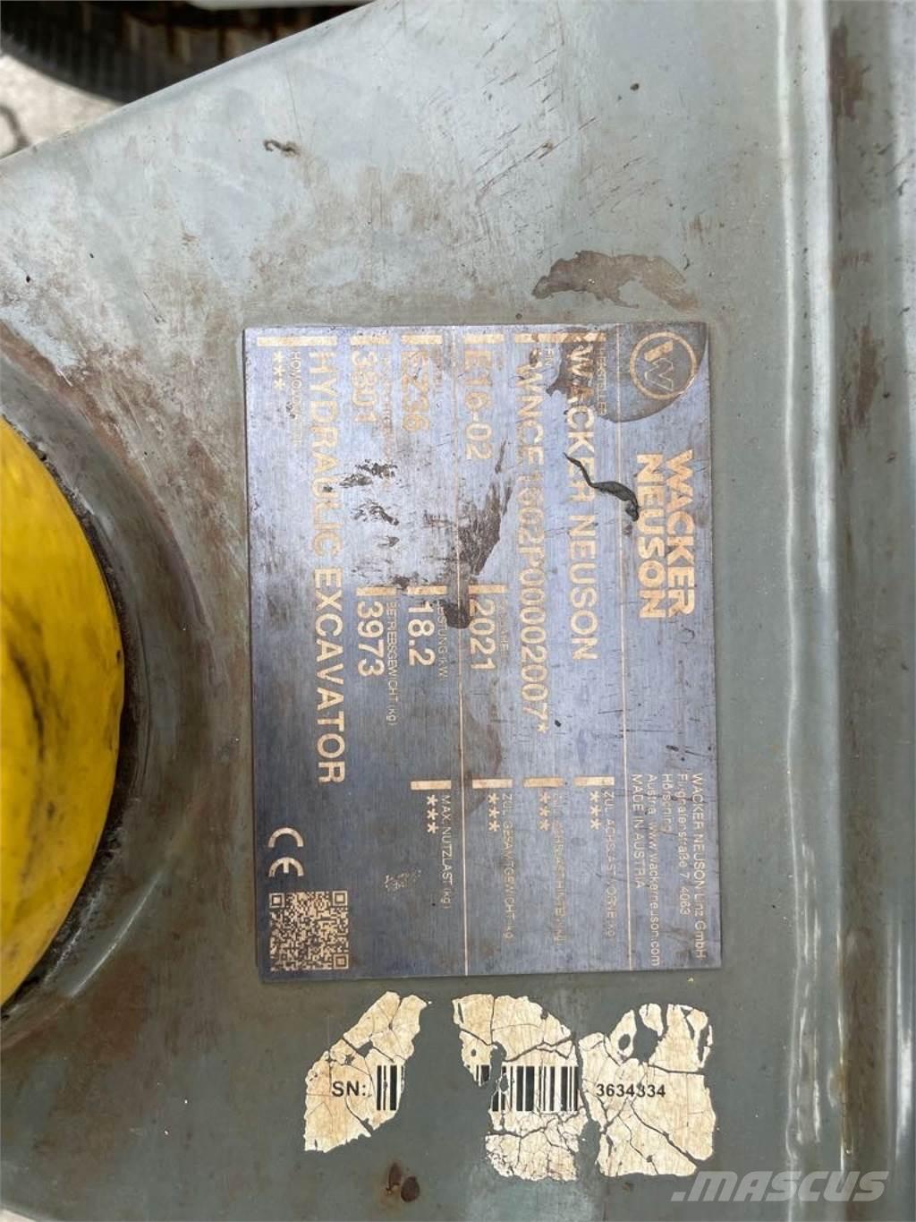 Wacker Neuson EZ36 Lánctalpas kotrók