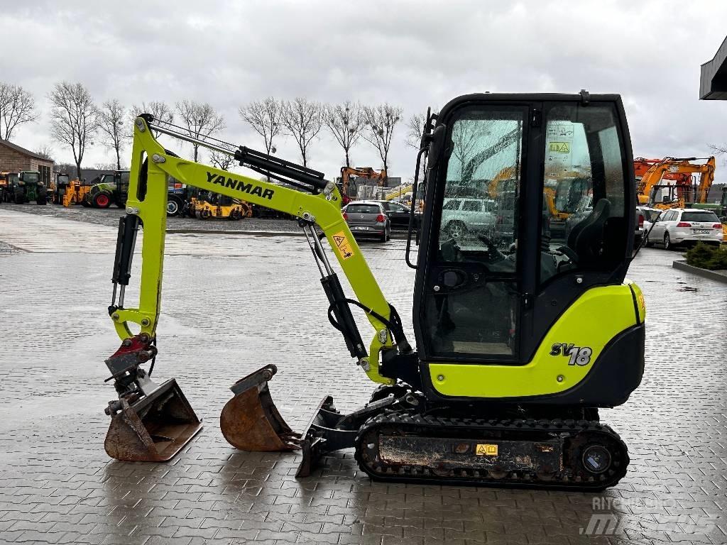 Yanmar SV 18 Mini kotrók < 7t