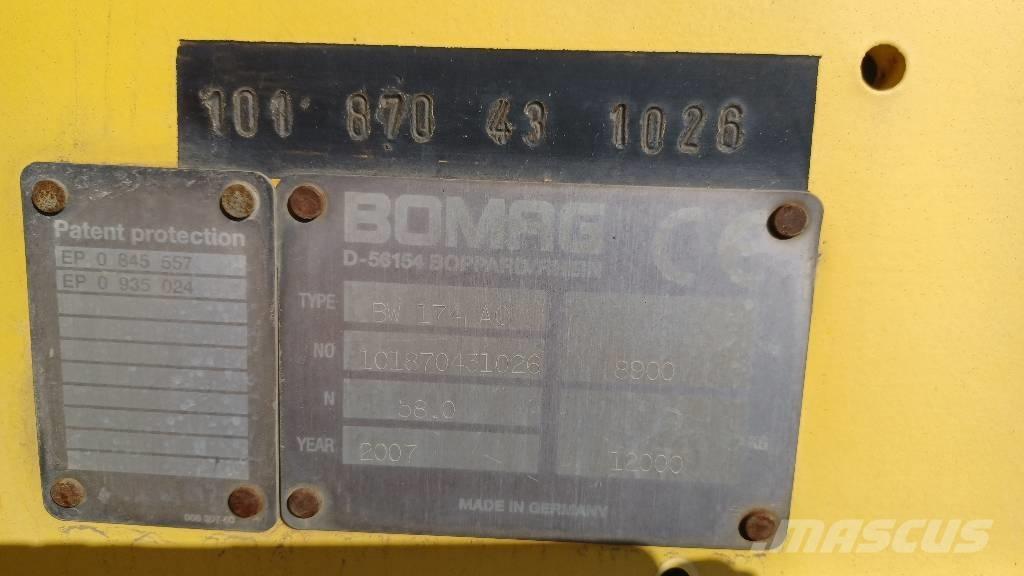 Bomag BW 174 A C Kombinált hengerek