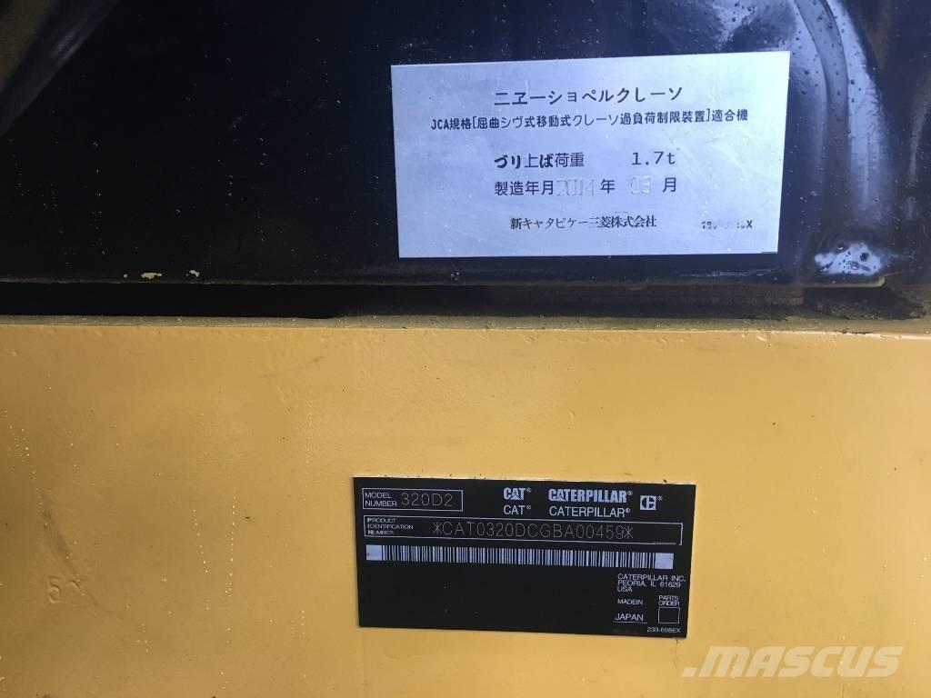 CAT 320D2L Lánctalpas kotrók