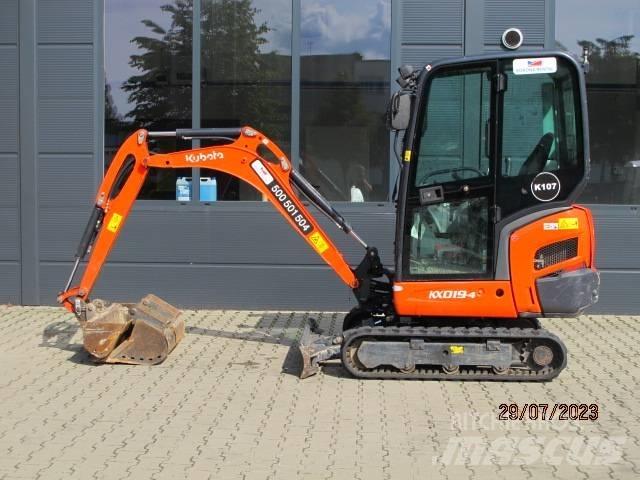 Kubota KX 019-4 Mini kotrók < 7t
