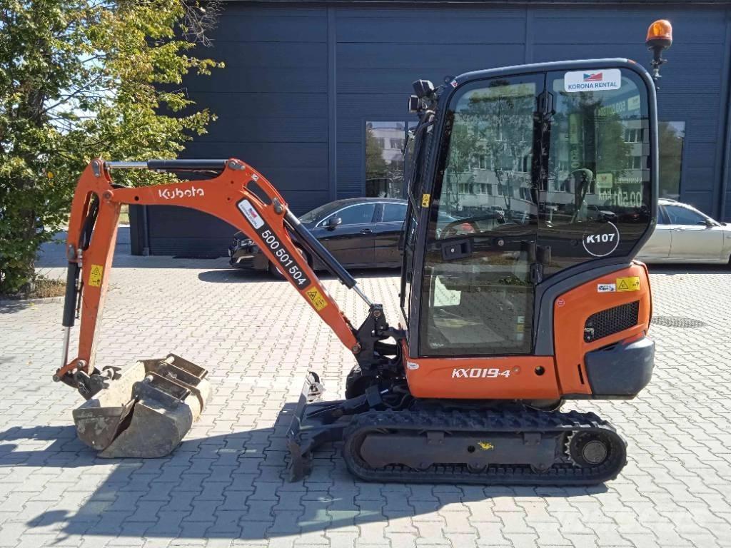 Kubota KX 019-4 Mini kotrók < 7t