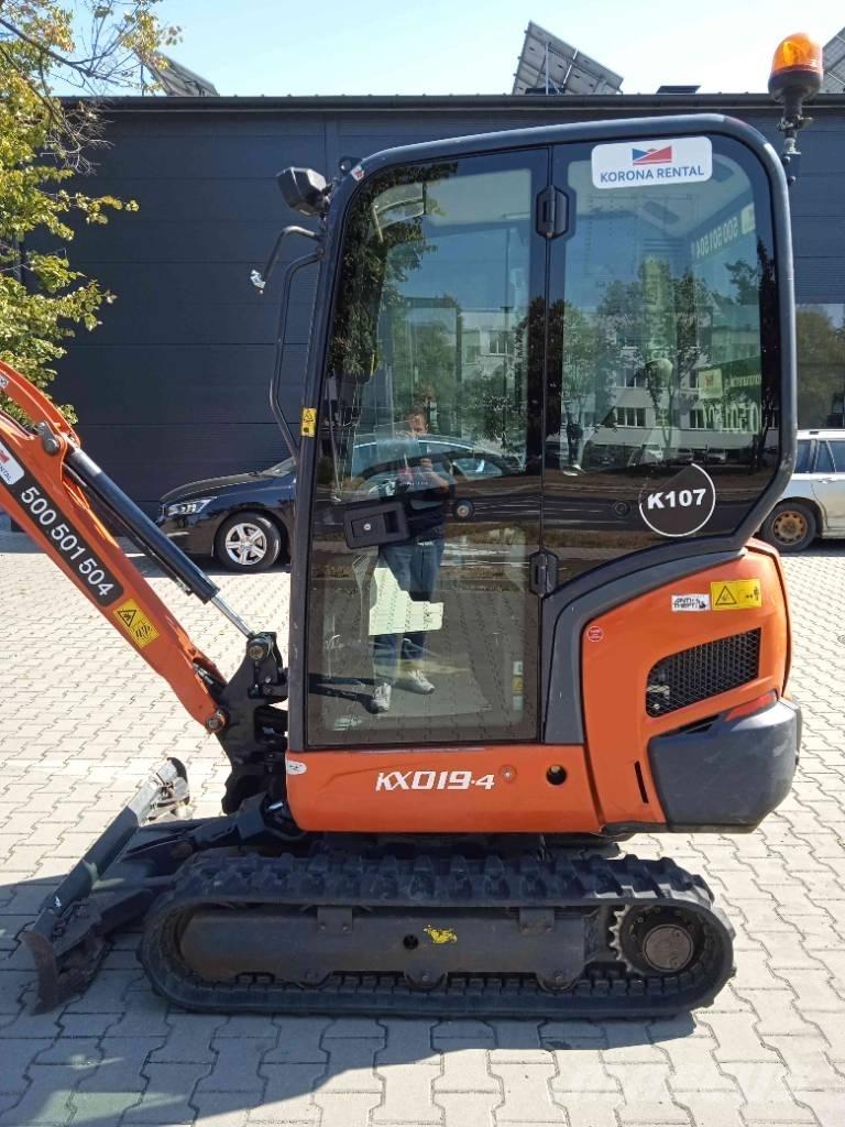 Kubota KX 019-4 Mini kotrók < 7t