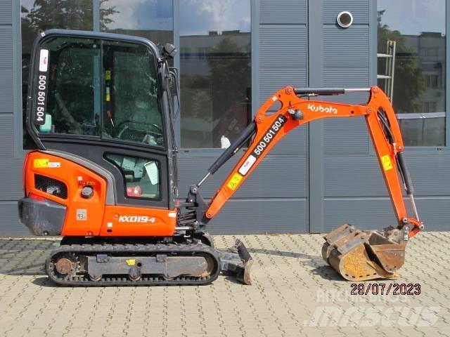 Kubota KX 019-4 Mini kotrók < 7t