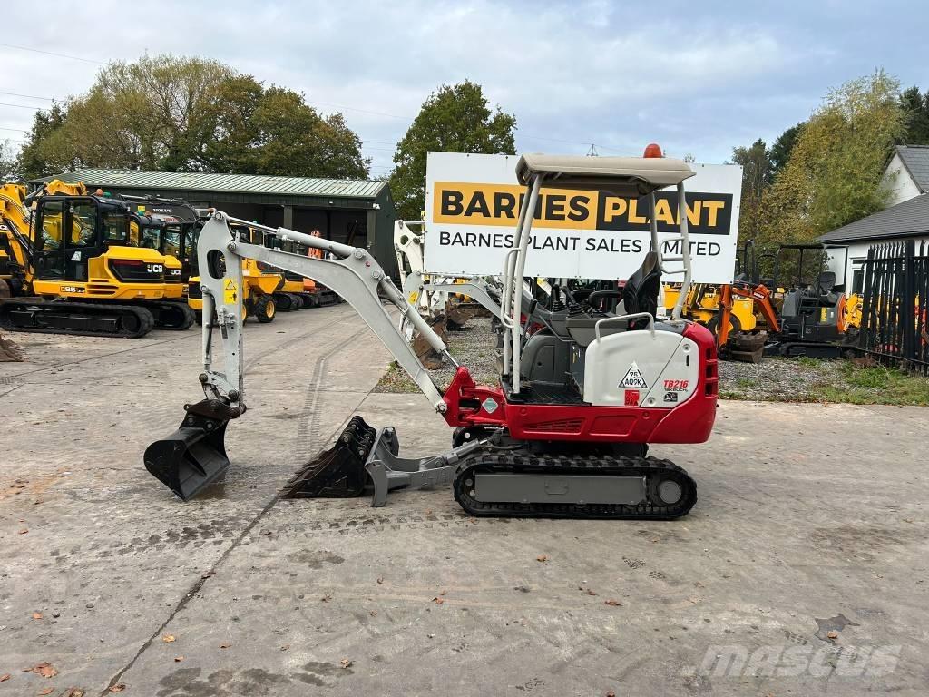 Takeuchi TB 216 Mini kotrók < 7t