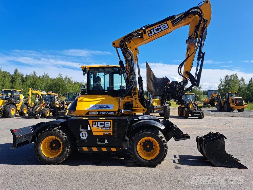 JCB Hydradig Gumikerekes kotrók