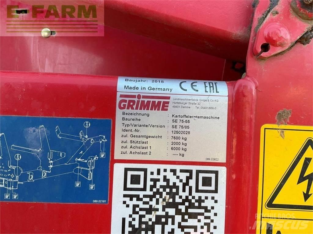 Grimme se 75-55 Burgonya kombájnok és kiszedők