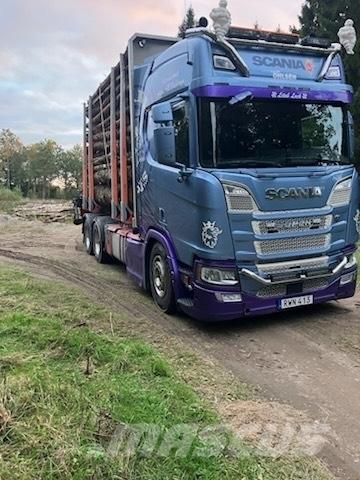 Scania R650B6X4NB Rönkszállító teherautók