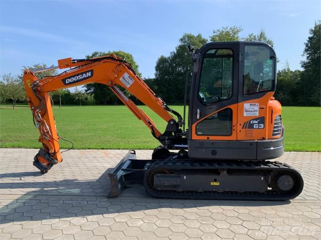 Doosan DX63-3 Mini kotrók < 7t