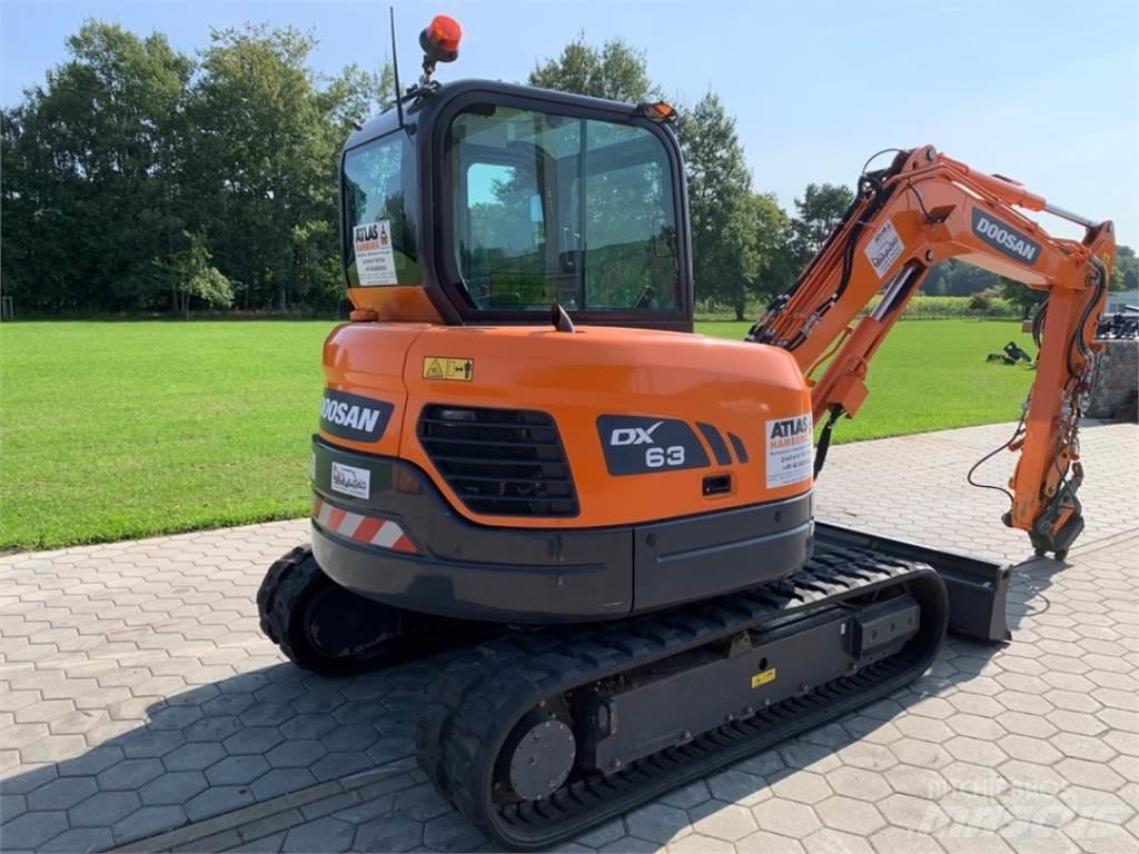 Doosan DX63-3 Mini kotrók < 7t
