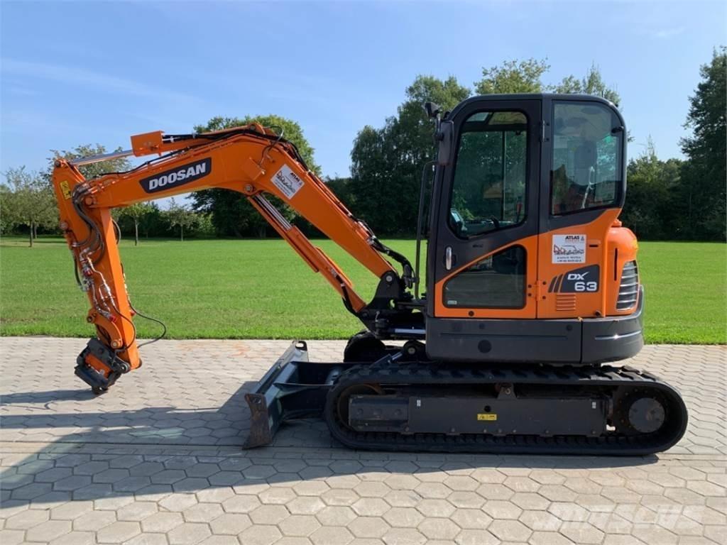 Doosan DX63-3 Mini kotrók < 7t