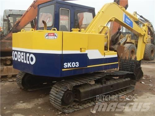 Kobelco SK03 Mini kotrók < 7t