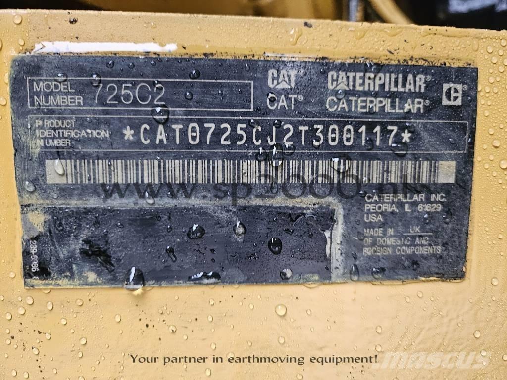 CAT 725C2 Csuklósdömperek