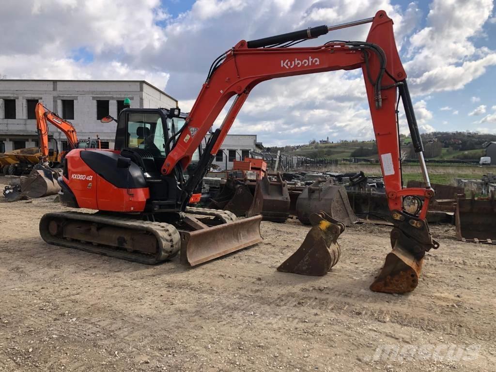 Kubota KX 080-4 Lánctalpas kotrók