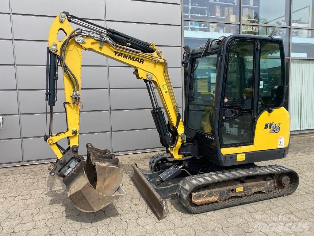 Yanmar SV 26 Mini kotrók < 7t
