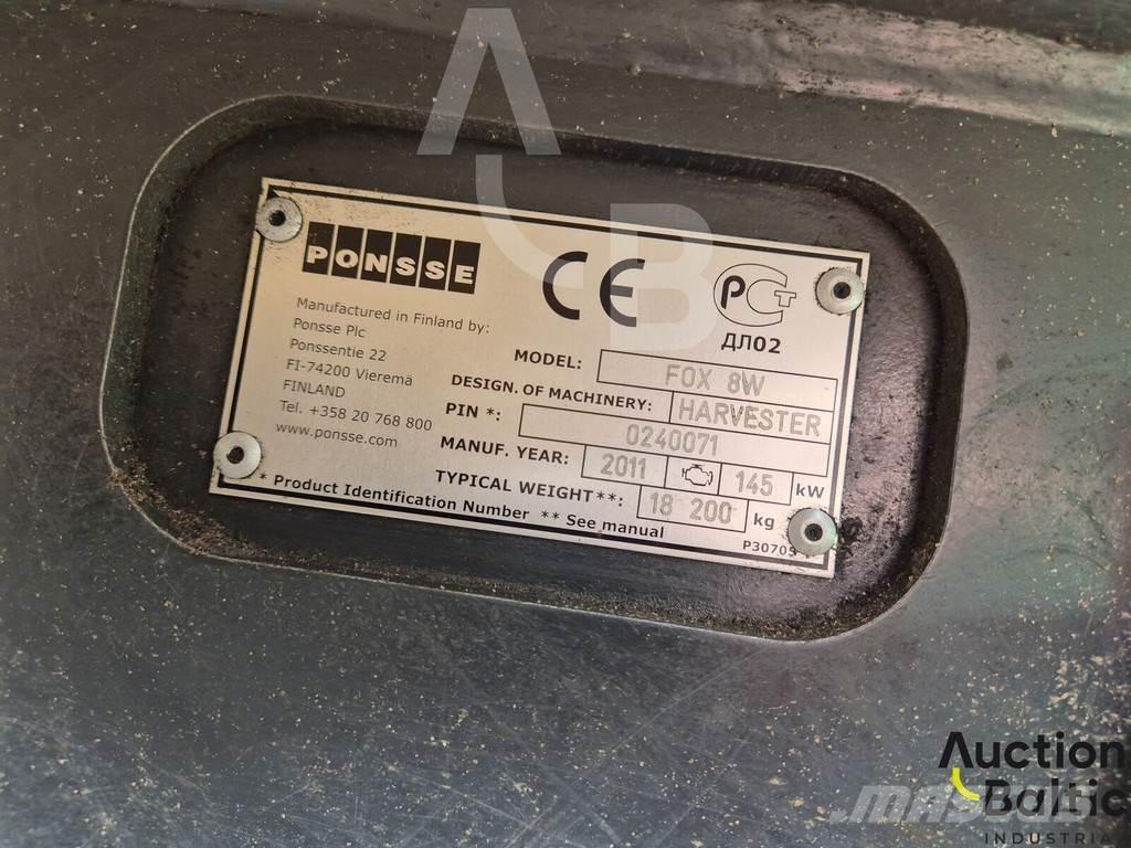 Ponsse Fox 8W Betakarítók