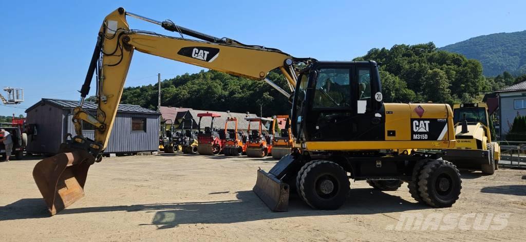 CAT M 315 D Gumikerekes kotrók