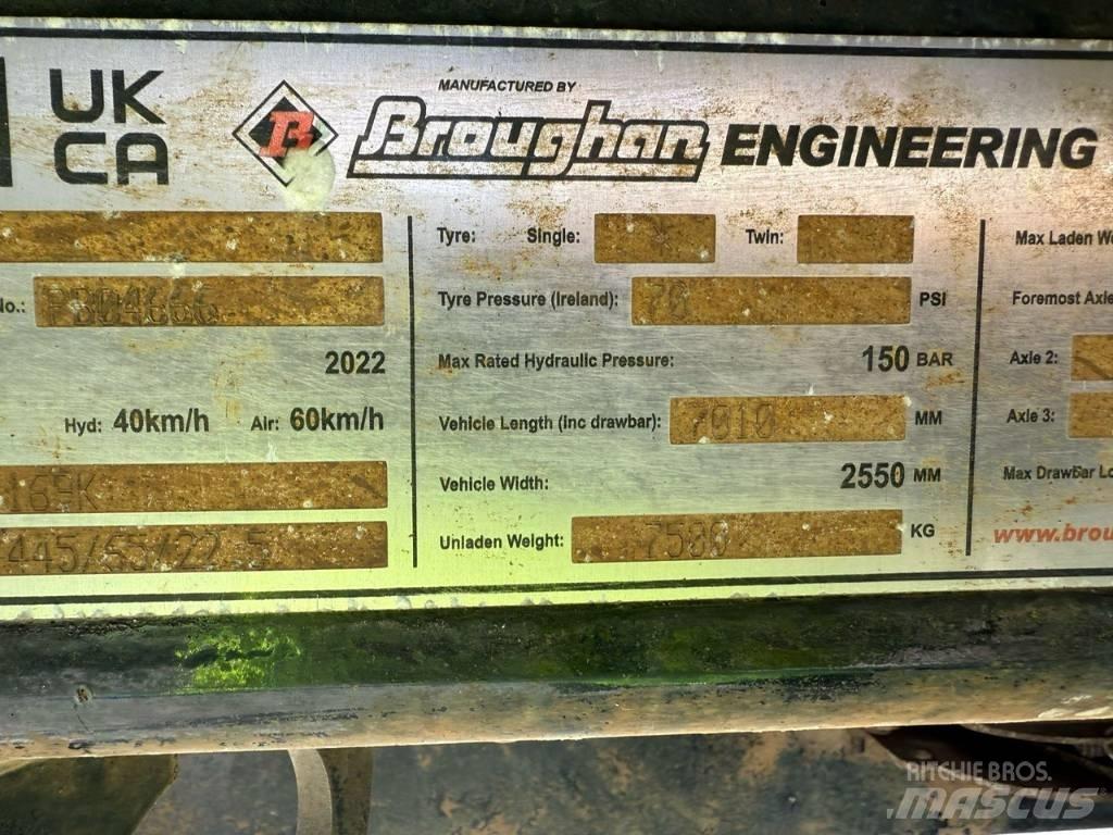 Broughan B 20 Billenő Mezőgazdasági pótkocsik