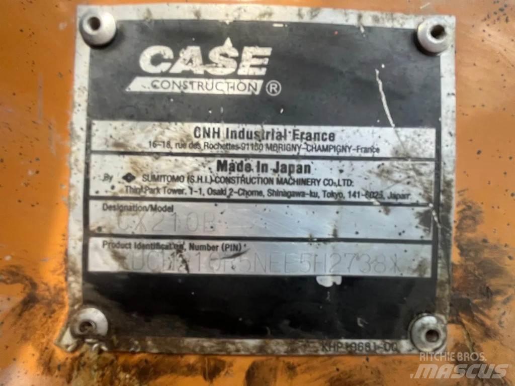 CASE CX210B Lánctalpas kotrók