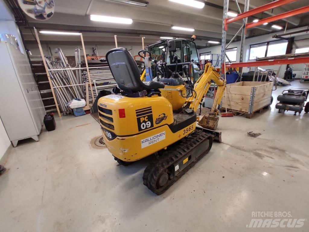 Komatsu PC 09-1 Mini kotrók < 7t