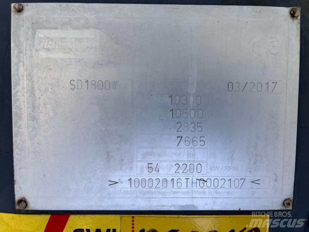 Dynapac SD 1800 W Aszfalt terítõ gépek