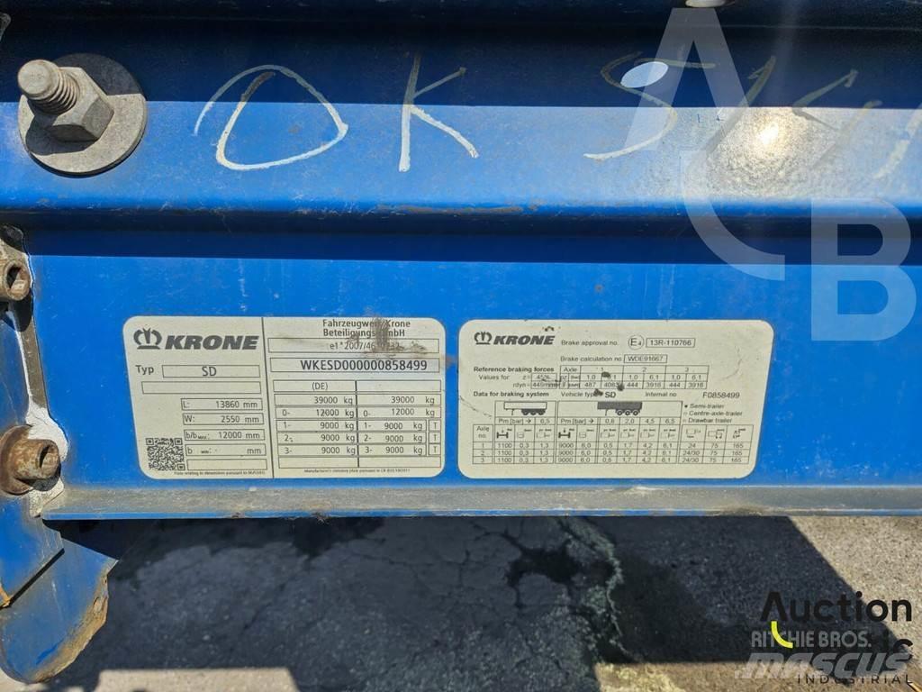 Krone SD Elhúzható ponyvás félpótkocsik