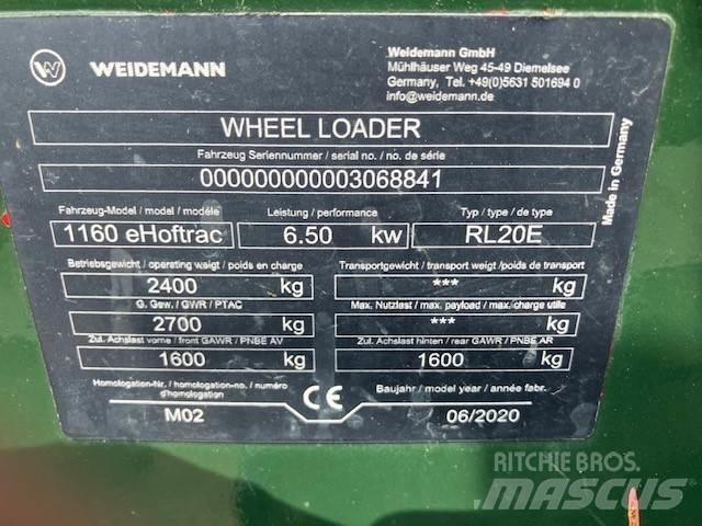 Weidemann 1160e Mini homlokrakodók