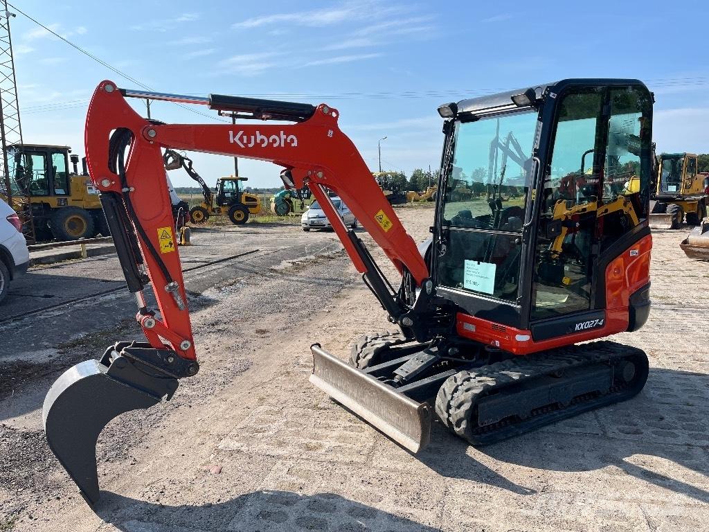 Kubota KX 027-4 Mini kotrók < 7t