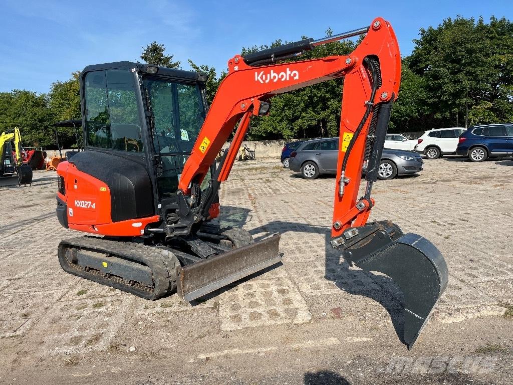 Kubota KX 027-4 Mini kotrók < 7t