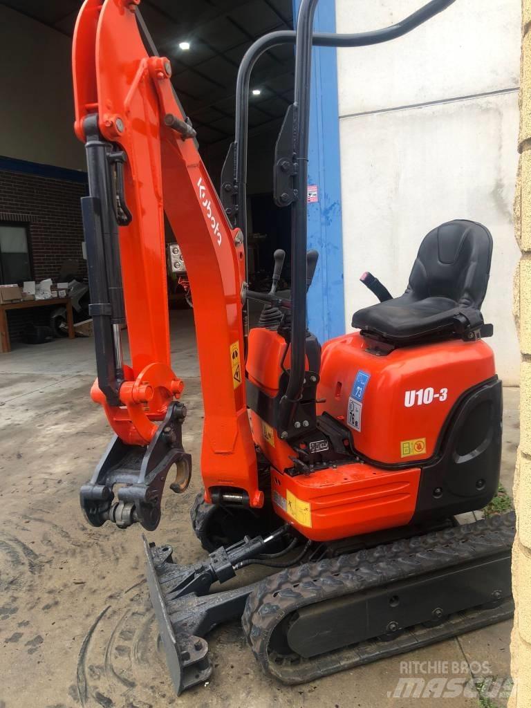 Kubota U 10-3 Mini kotrók < 7t