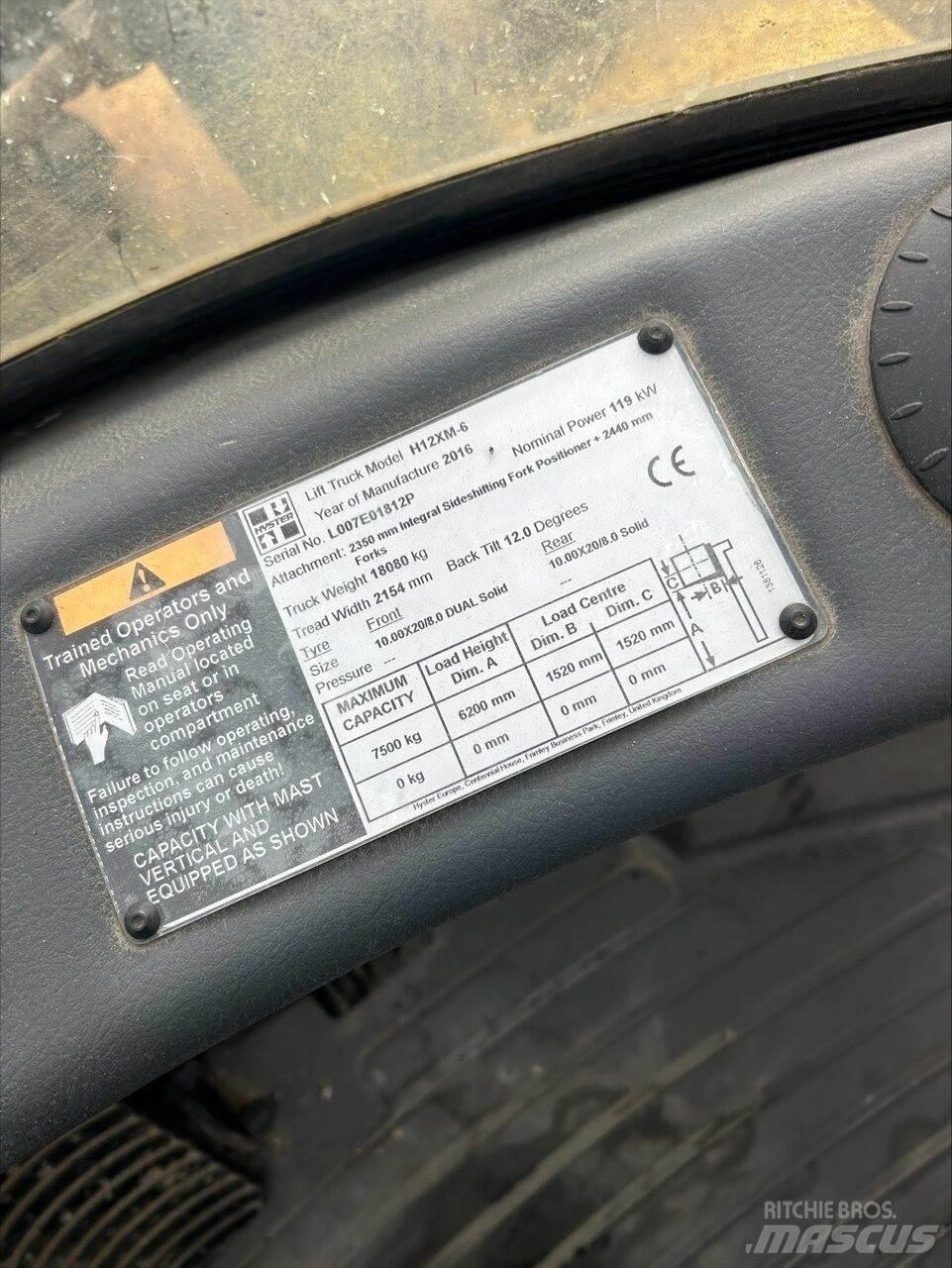 Hyster H12.00XM6 Dízel targoncák