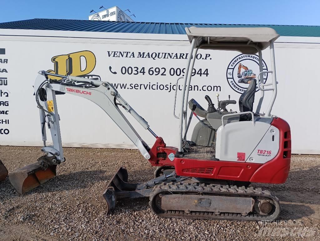Takeuchi TB 216 Mini kotrók < 7t