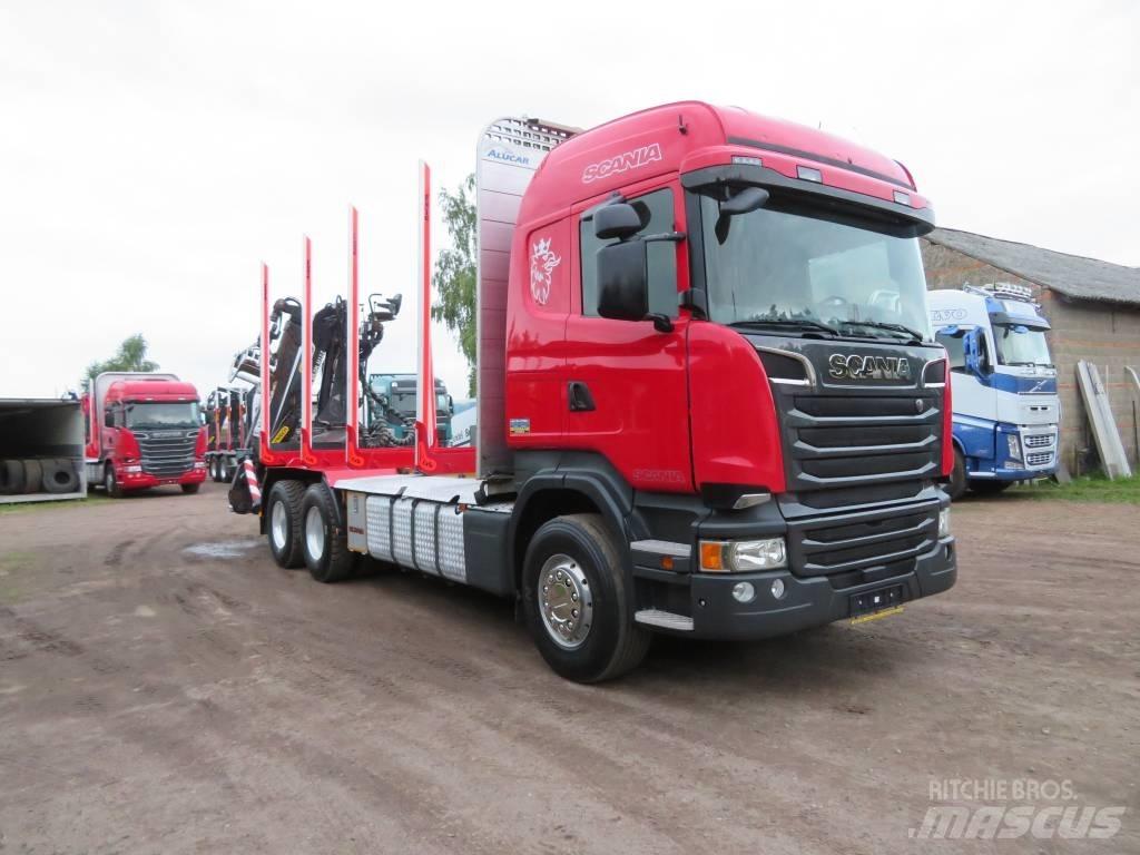 Scania R 450 Rönkszállító teherautók