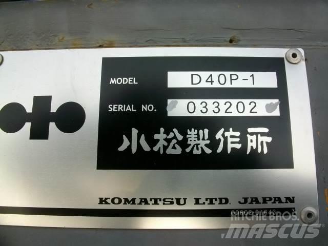 Komatsu D 40 P lánctalpas dózerek