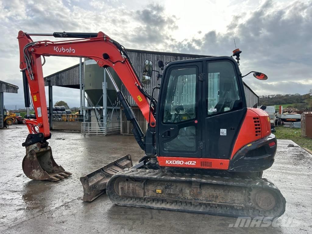 Kubota KX 080-4 Közepes (midi) kotrók 7 t - 12 t