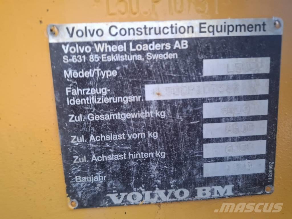 Volvo L 50 C Gumikerekes homlokrakodók