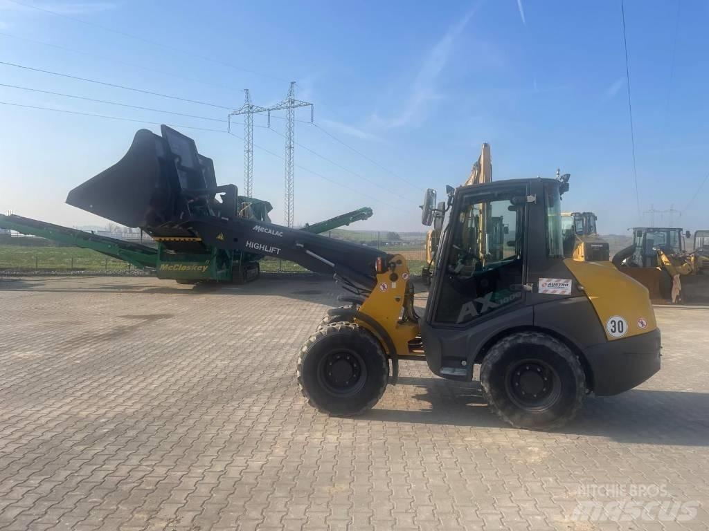 Mecalac AX 1000 Gumikerekes homlokrakodók