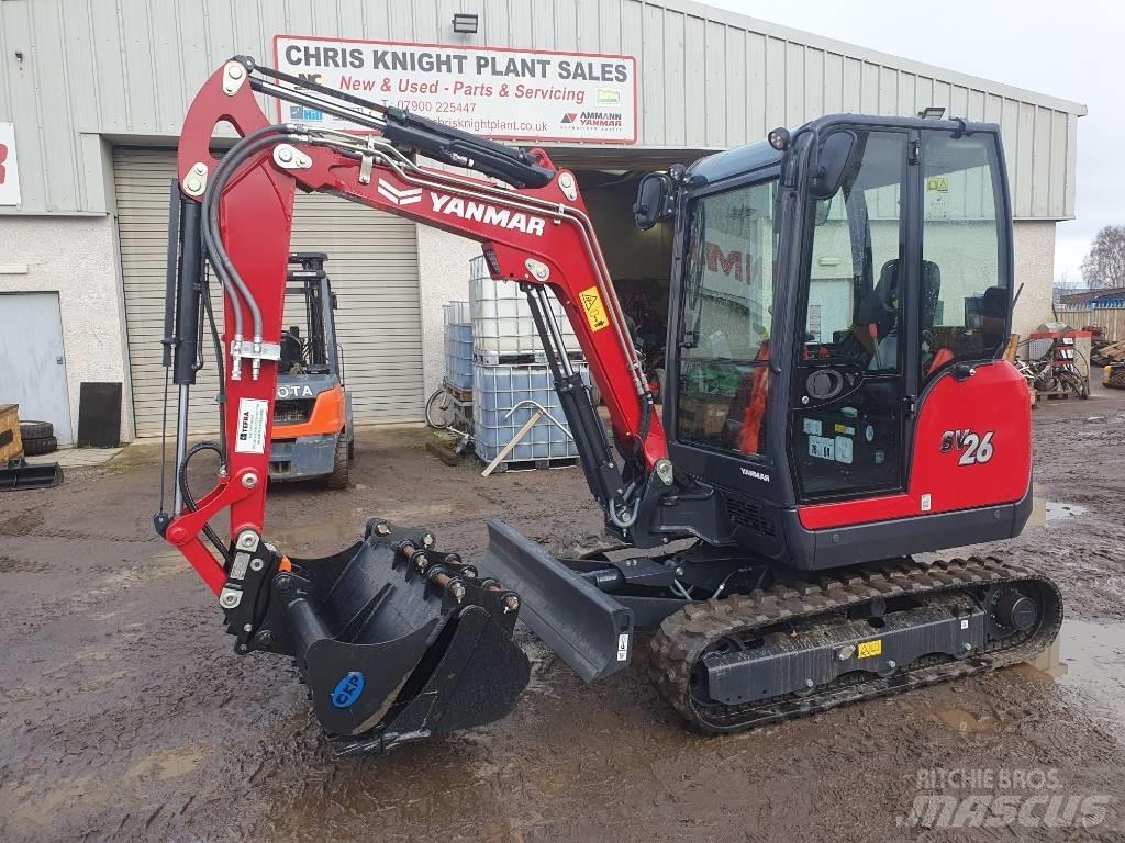 Yanmar SV26 Mini kotrók < 7t