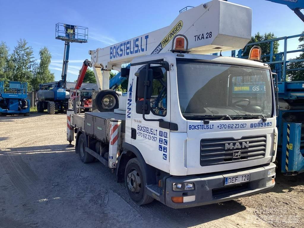 Palfinger TKA 28 KS Teherautóra szerelt emelők és állványok